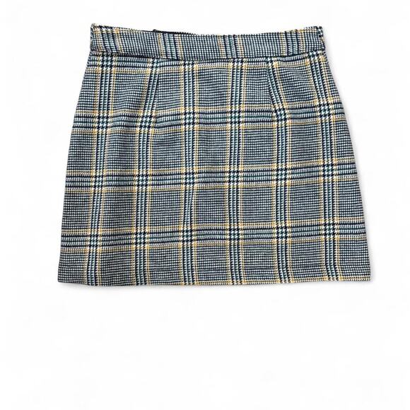 Y2K VTG. ABERCROMBIE PLAID ZIP UP MINI SKIRT MEDIUM‎ - Picture 6 of 7